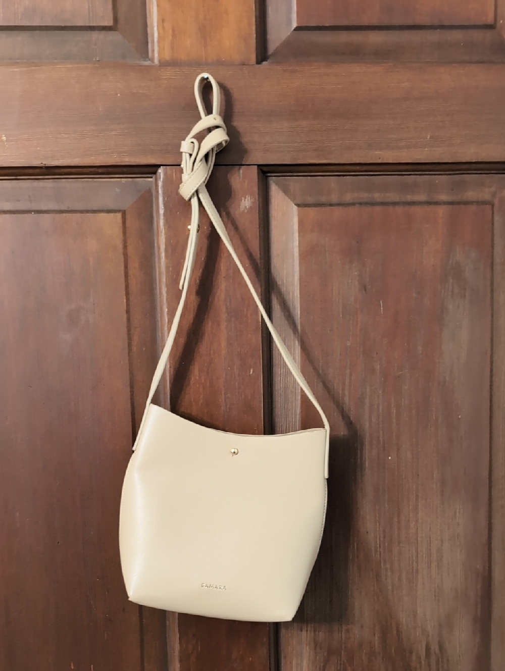 Samara Cream Crossbody Bag